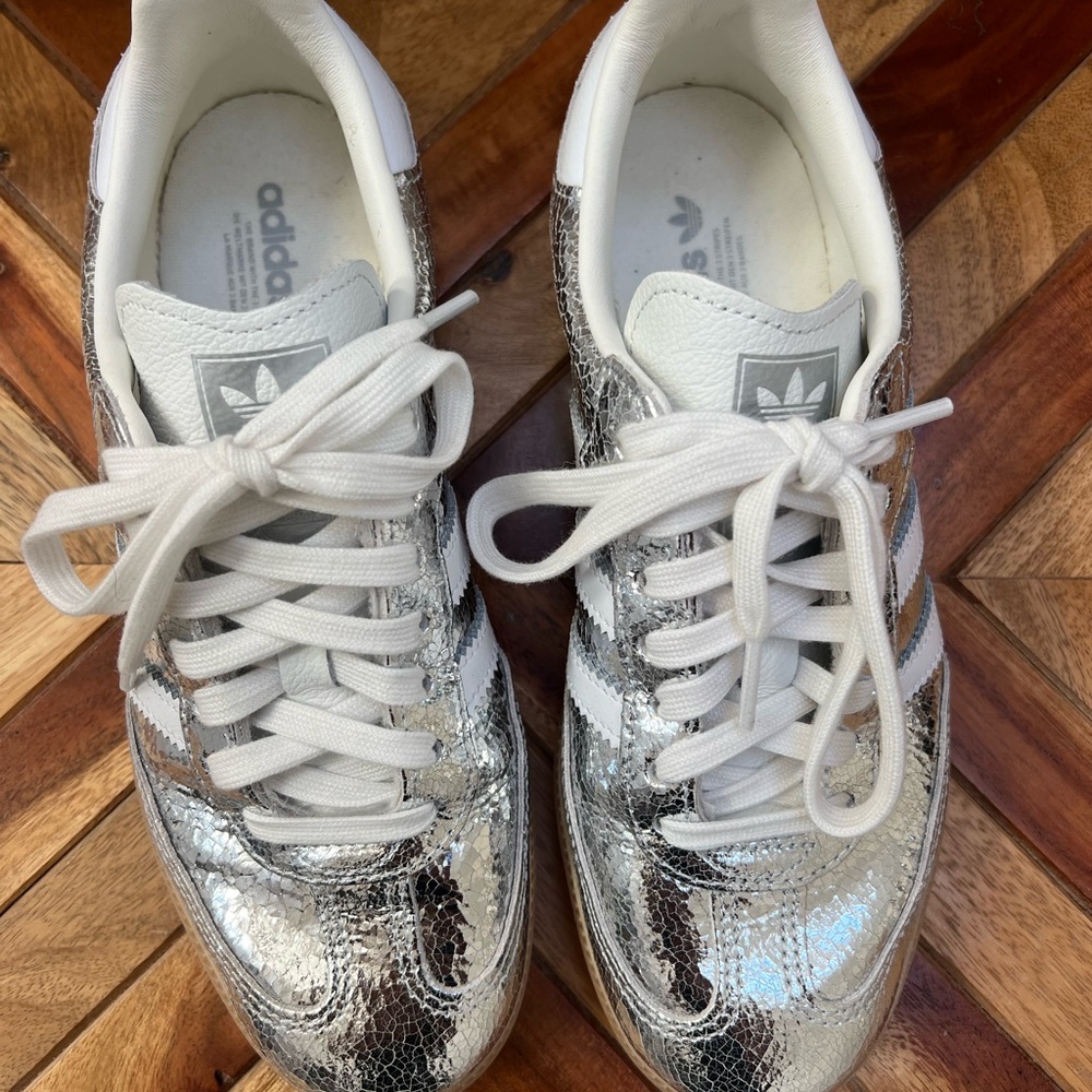 Adidas Shimmering Silver Sneakers